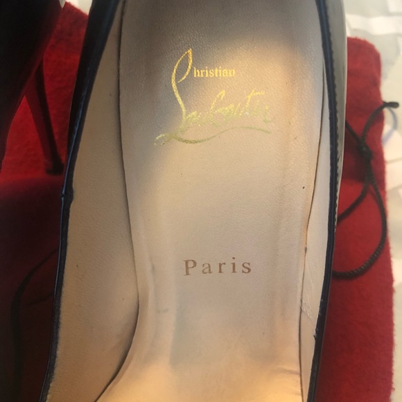 Christian Louboutin Patent Leather Heels 38.5 - Picture 4 of 8